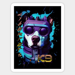 Cyberpets K9, dog, canine, pet , cyberpunk Edgerunners inspired Magnet